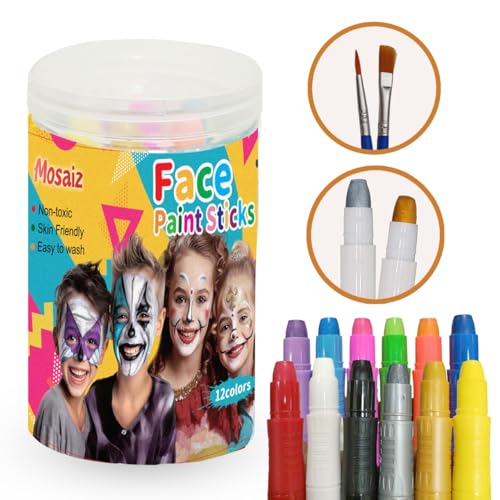 Face Painting Kits for Kids 12 Colors