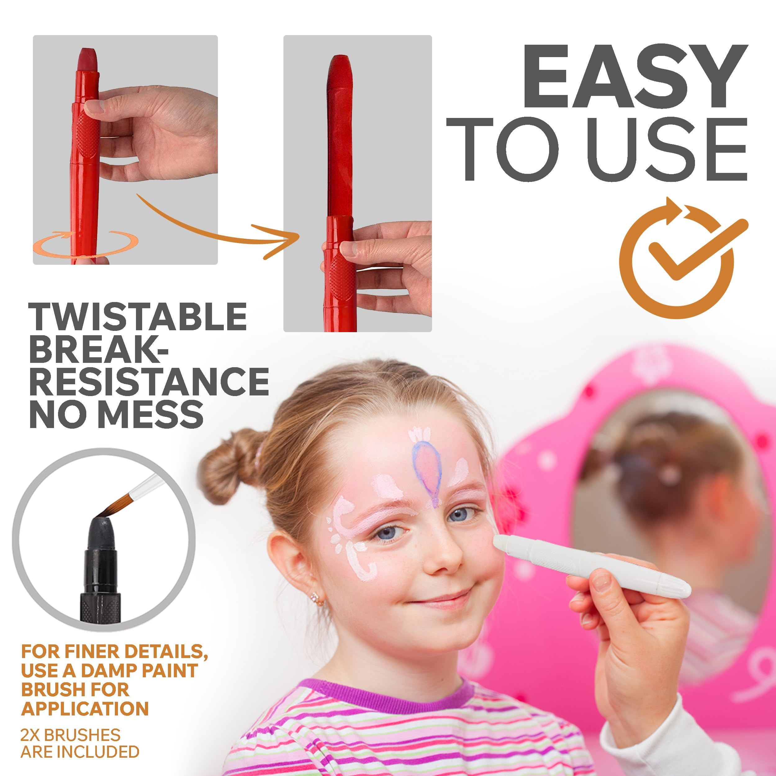 Face Painting Kits for Kids 12 Colors